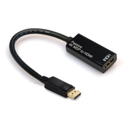 Преходник No brand, DP към HDMI 1.4, Черен - 18253