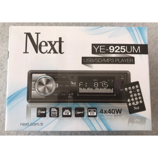 Авторадио MP3 Плеър NEXT YE-925UM MP3, SD, USB,AUX